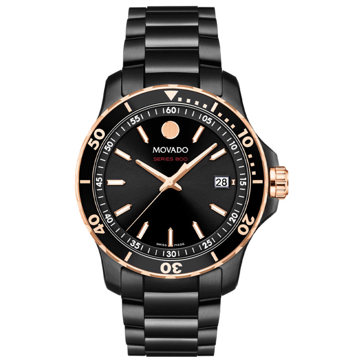 Front view of Movado Series 800 Men's Quartz Watch 2600162