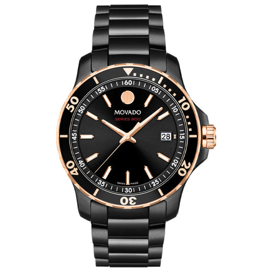 Front view of Movado Series 800 Men's Quartz Watch 2600162