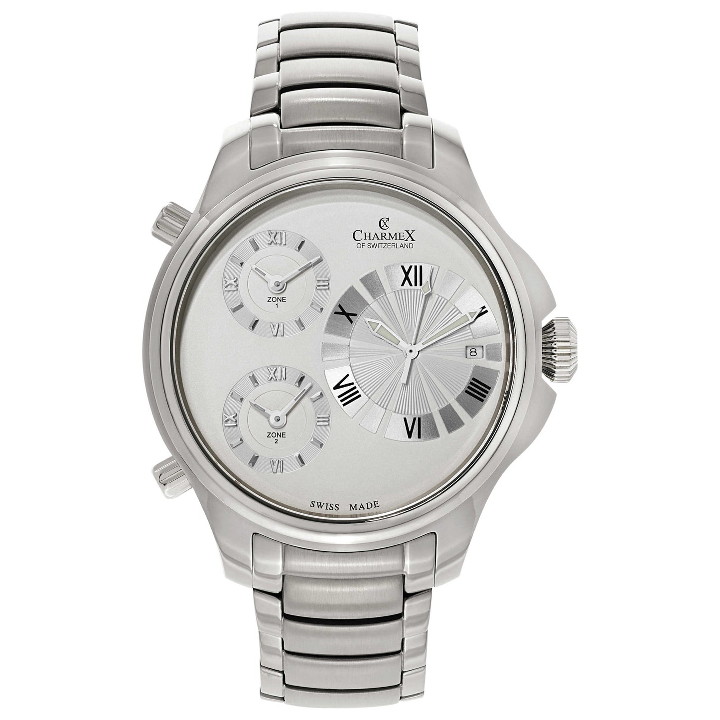 Front view of Charmex Cosmopolitan II Men's Swiss Quartz (Battery-Powered) Watch 2600