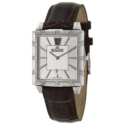 Front view of Edox Classe Royale Women's Swiss Quartz (Battery-Powered) Watch 26022-3-NAINBR-1
