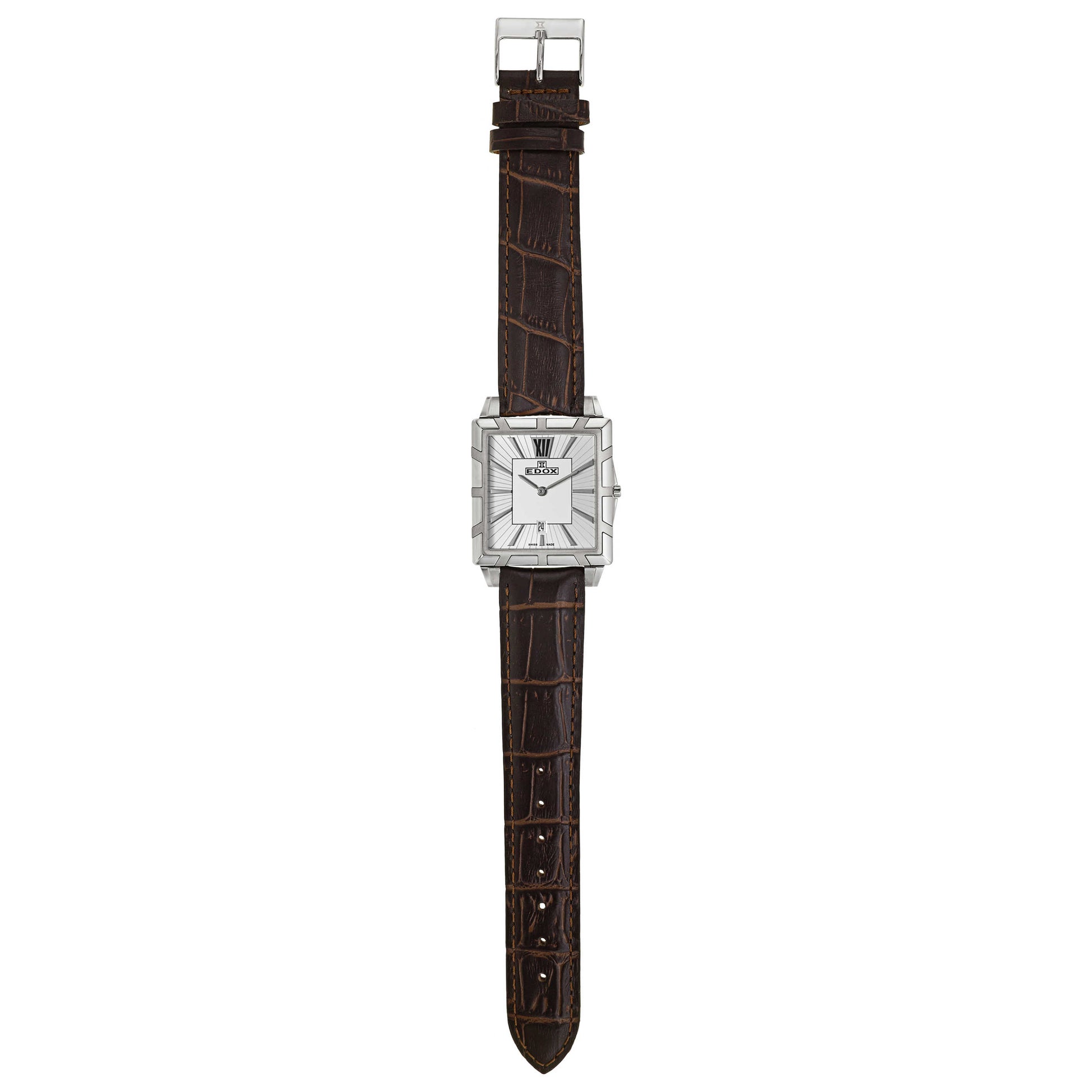 Edox Classe Royale Women's Swiss Quartz (Battery-Powered) Watch 26022-3-NAINBR-1 - Image #8