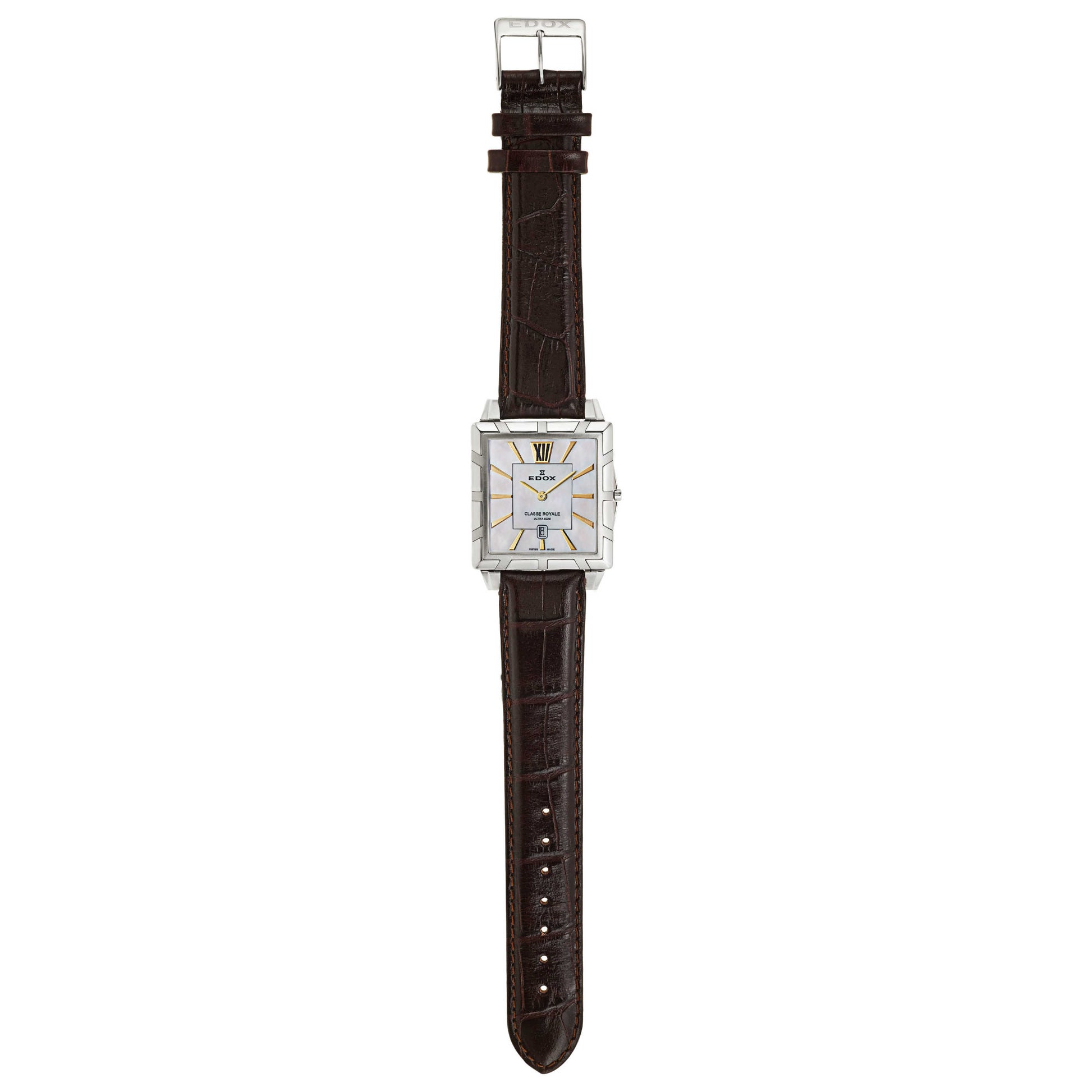 Edox Classe Royale Women's Swiss Quartz (Battery-Powered) Watch 26022-3R-NAINBR - Image #8