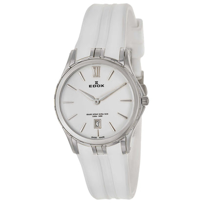 Front view of Edox Grand Ocean Women's Swiss Quartz (Battery-Powered) Watch 26024-3-BIN