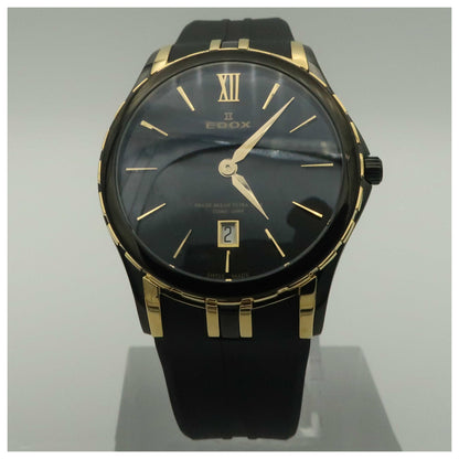 Front view of Edox Grand Ocean Women's Swiss Quartz (Battery-Powered) Watch 26024-357JN-NID-SD