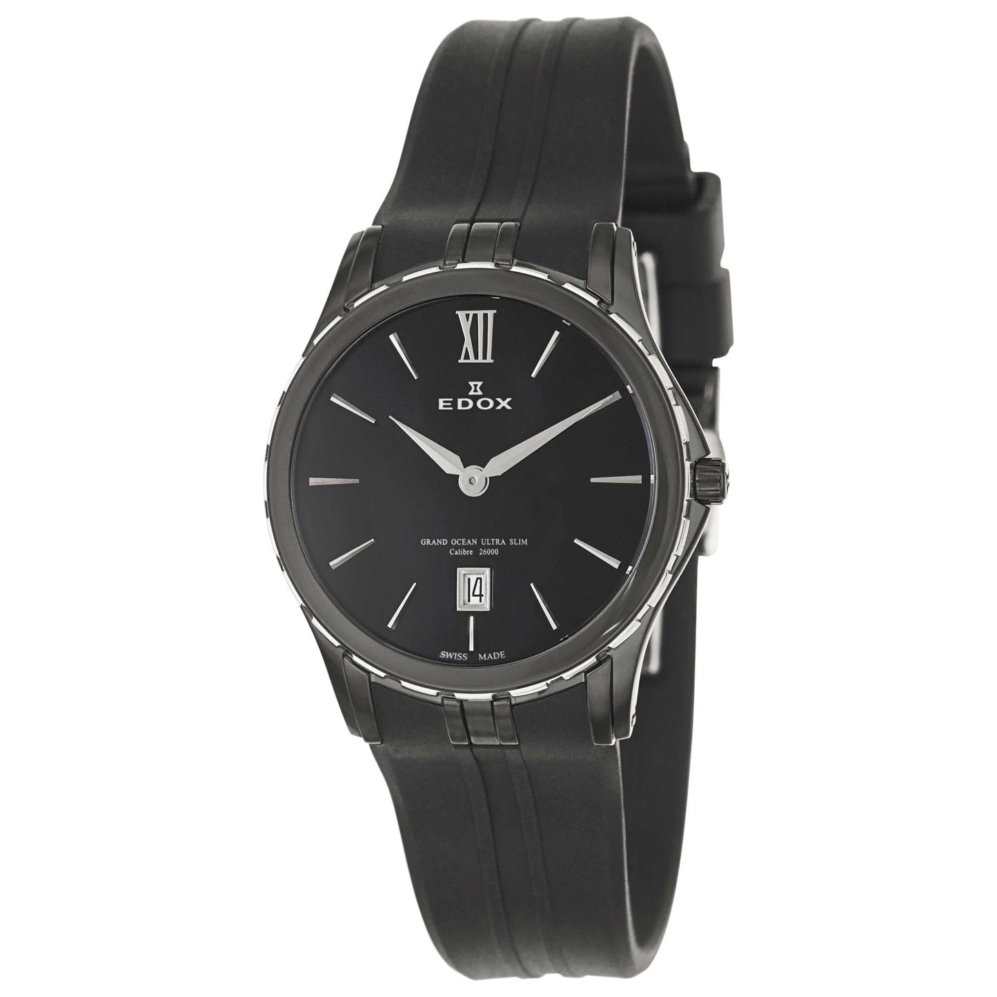 Front view of Edox Grand Ocean Women's Swiss Quartz (Battery-Powered) Watch 26024-357N-NIN