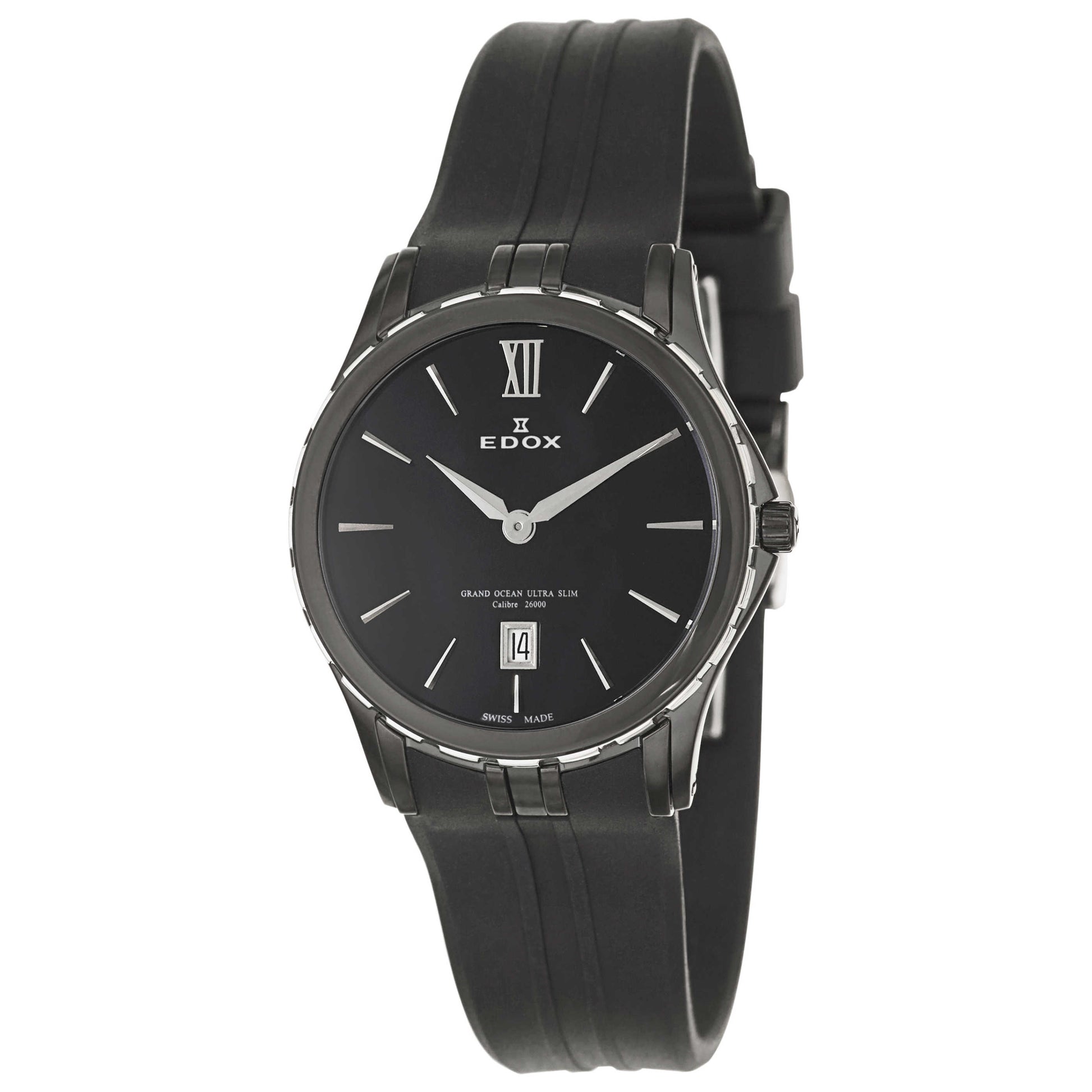 Front view of Edox Grand Ocean Women's Swiss Quartz (Battery-Powered) Watch 26024-357N-NIN