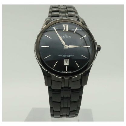 Front view of Edox Grand Ocean Women's Swiss Quartz (Battery-Powered) Watch 26025-357N-NIN-PO2