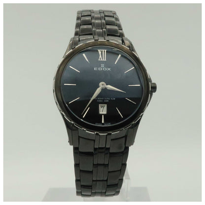 Front view of Edox Grand Ocean Women's Swiss Quartz (Battery-Powered) Watch 26025-357N-NIN-SDV