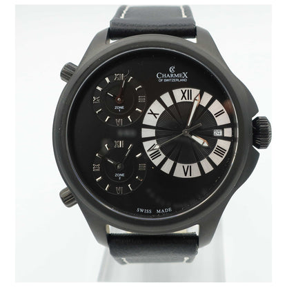 Front view of Charmex Cosmopolitan II Men's Swiss Quartz (Battery-Powered) Watch 2605-SD