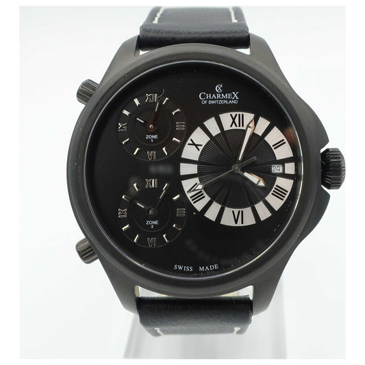 Front view of Charmex Cosmopolitan II Men's Swiss Quartz (Battery-Powered) Watch 2605-SD