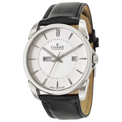 Front view of Charmex New Yorker Men's Swiss Quartz (Battery-Powered) Watch 2620