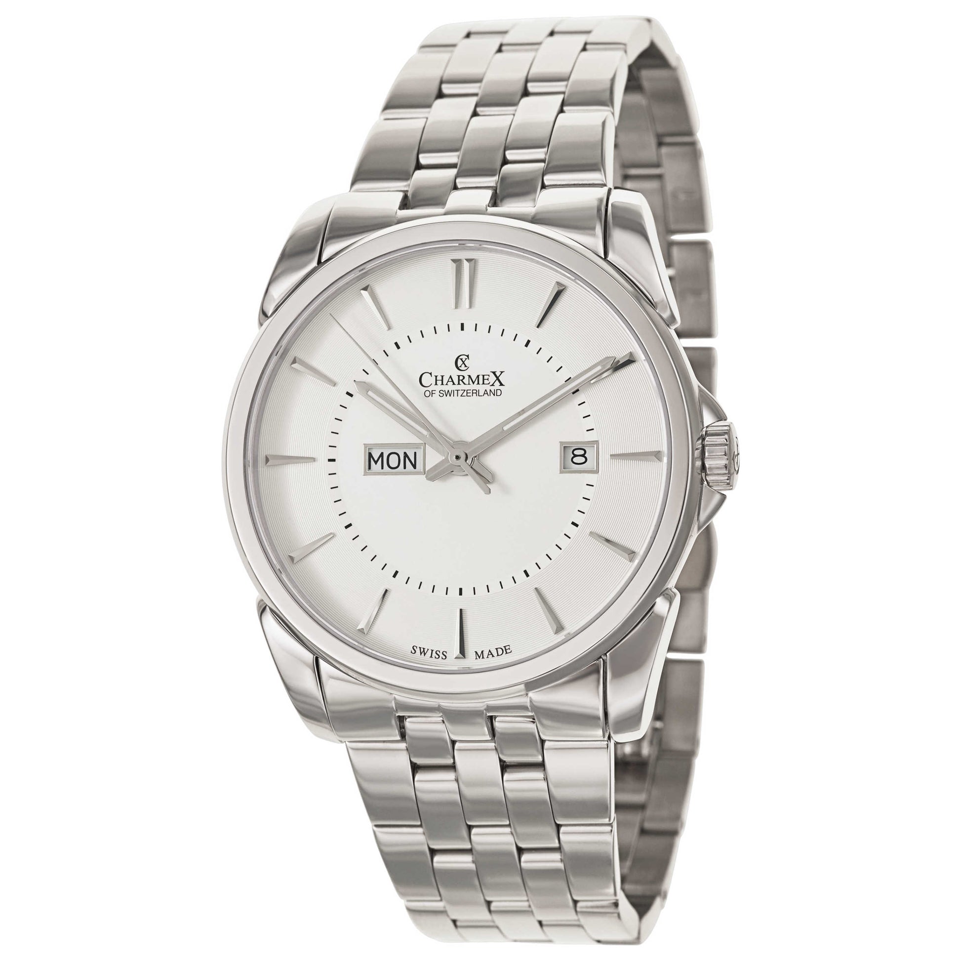 Front view of Charmex New Yorker Men's Swiss Quartz (Battery-Powered) Watch 2625