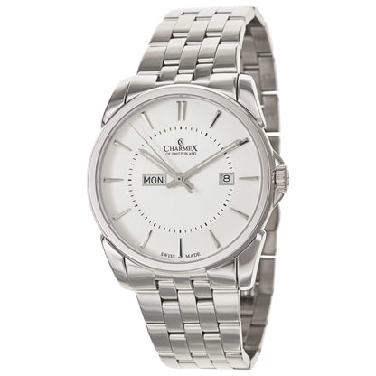 Front view of Charmex New Yorker Men's Swiss Quartz (Battery-Powered) Watch 2625