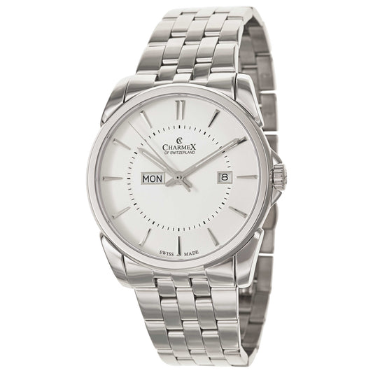 Front view of Charmex New Yorker Men's Swiss Quartz (Battery-Powered) Watch 2625