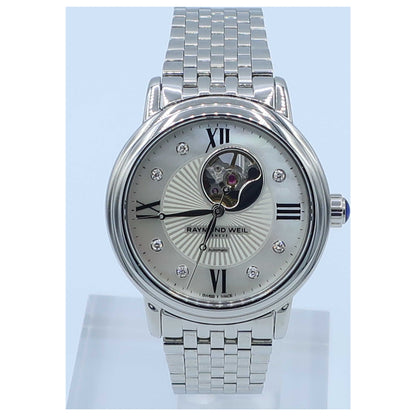 Front view of Raymond Weil Maestro Women's Automatic Watch 2627-ST-00994-PO