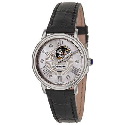 Front view of Raymond Weil Maestro Women's Automatic Watch 2627-STC-00965