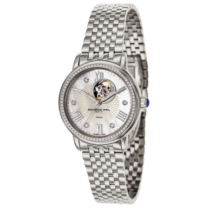 Front view of Raymond Weil Maestro Women's Automatic Watch 2627-STS-00965