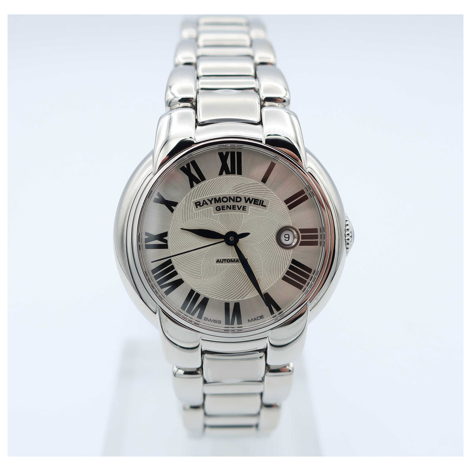 Front view of Raymond Weil Jasmine Women's Automatic Watch 2629-ST-01659-SD