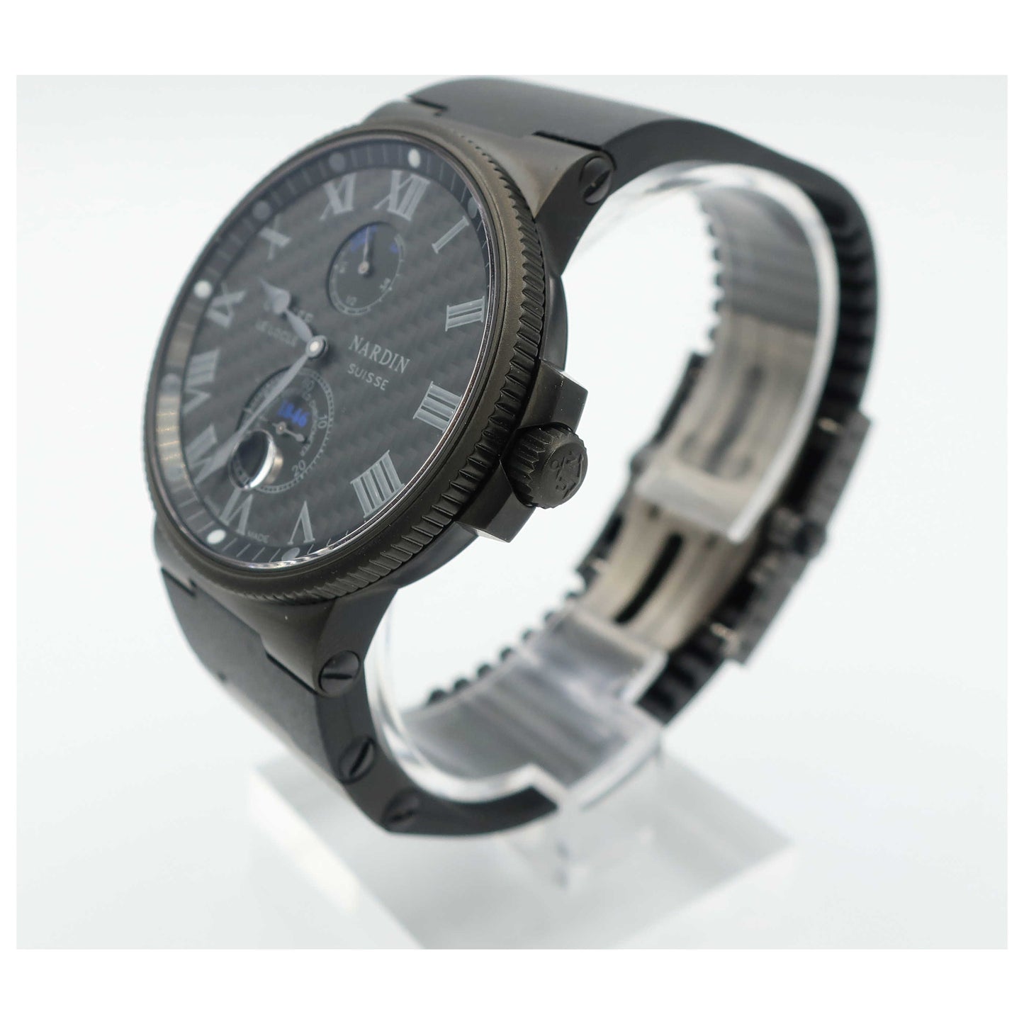 Ulysse Nardin Maxi Marine Men's Automatic Watch 263-66LE3C42BLACK-PO - Image #4