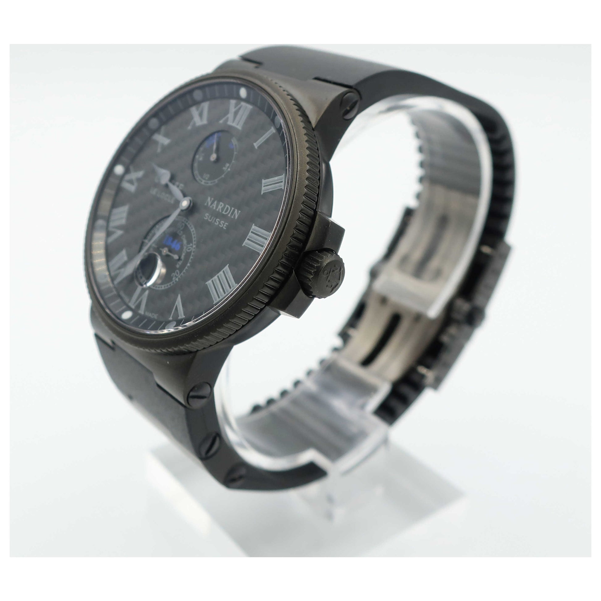 Ulysse Nardin Maxi Marine Men's Automatic Watch 263-66LE3C42BLACK-PO - Image #4