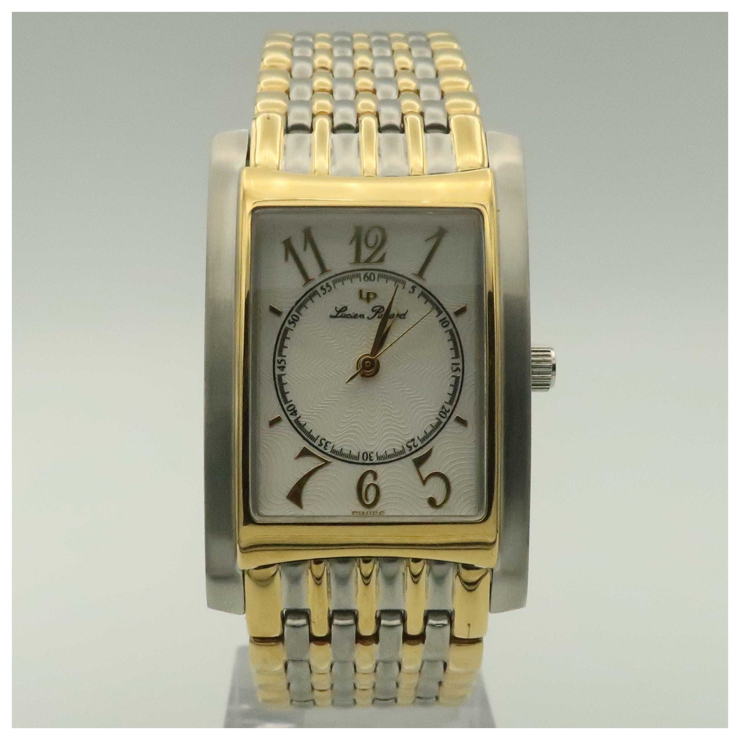 Front view of Lucien Piccard Collection Men's Swiss Quartz (Battery-Powered) Watch 26455-PO
