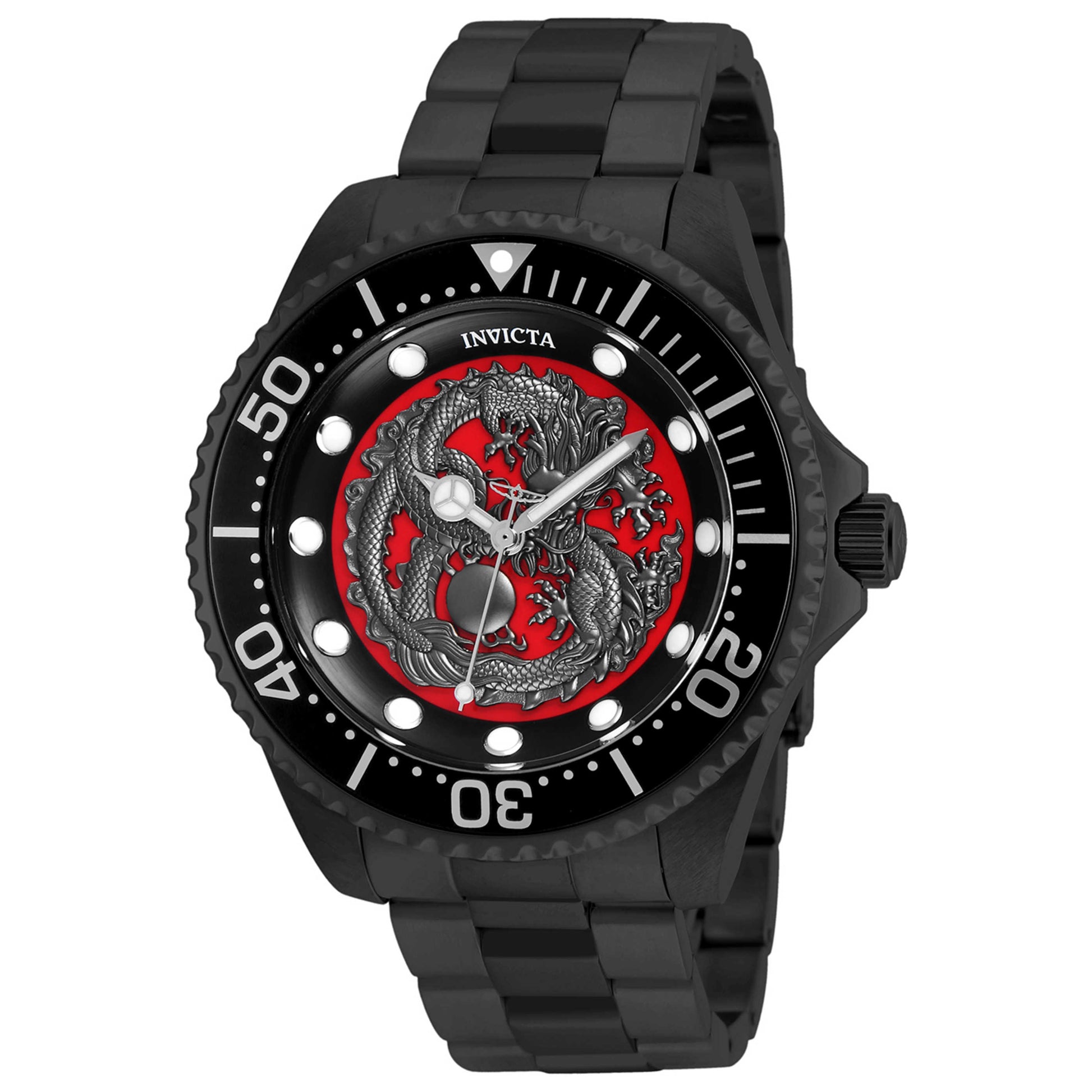 Front view of Invicta Pro Diver Men's Automatic Watch 26492