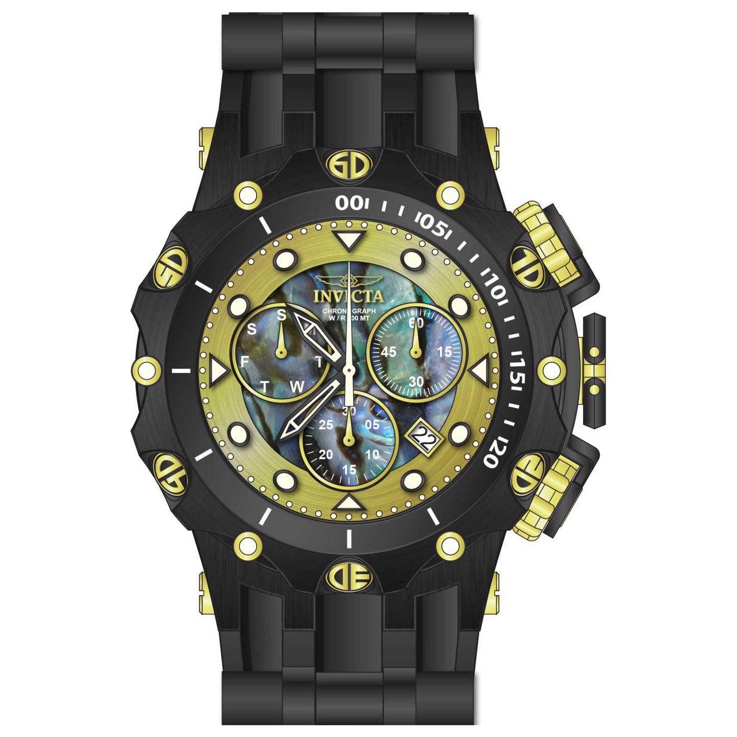 Front view of Invicta Venom Men's Quartz Watch 26590
