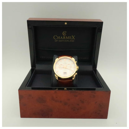 Charmex Geneva Men's Swiss Quartz (Battery-Powered) Watch 2660-SDV - Image #6