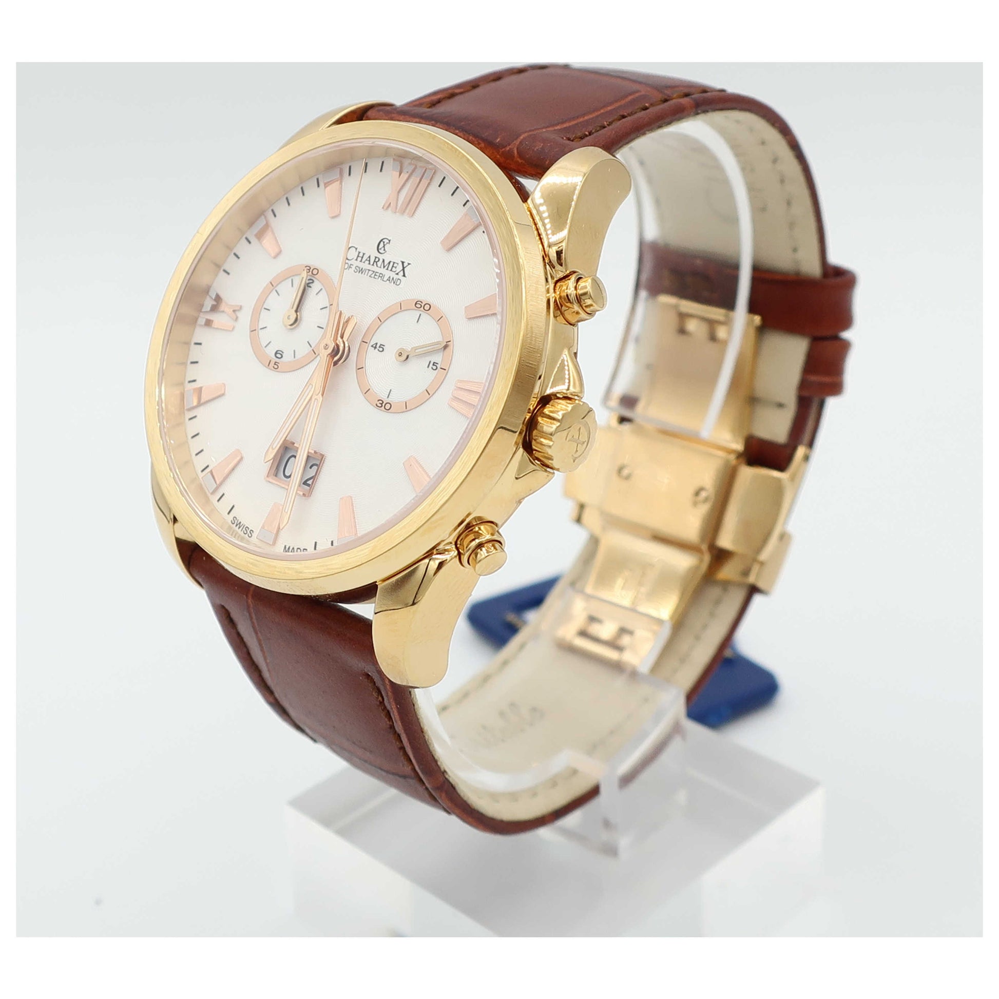 Charmex Geneva Men's Swiss Quartz (Battery-Powered) Watch 2660-SD - Image #4