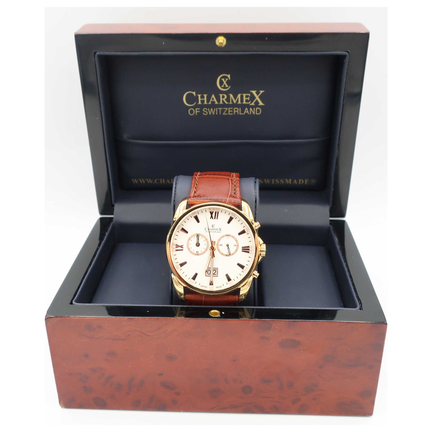 Charmex Geneva Men's Swiss Quartz (Battery-Powered) Watch 2660-SD - Image #6