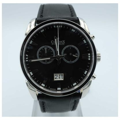 Front view of Charmex Geneva Men's Swiss Quartz (Battery-Powered) Watch 2666-SD