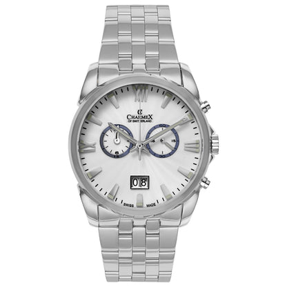 Front view of Charmex Geneva Men's Swiss Quartz (Battery-Powered) Watch 2670