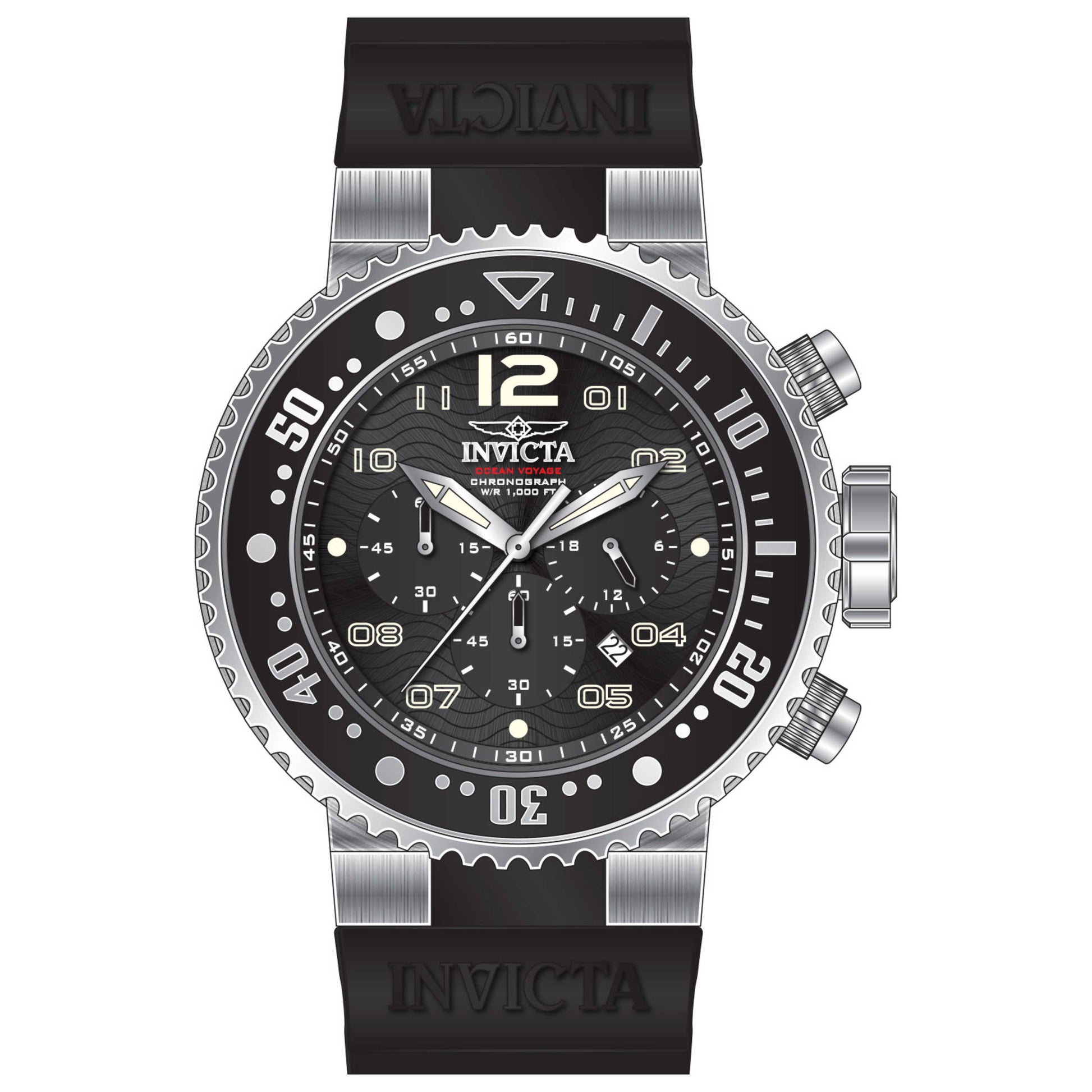 Front view of Invicta Pro Diver Men's Quartz Watch 26732