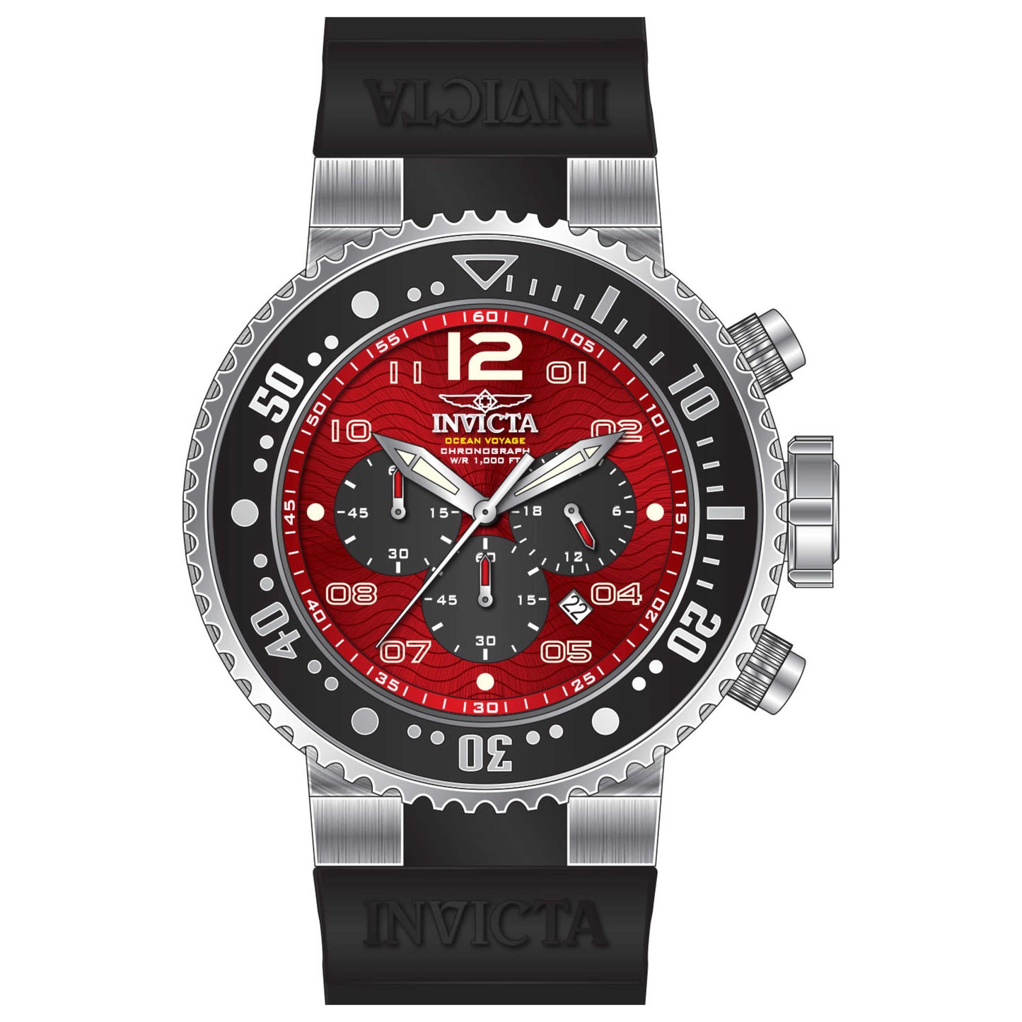 Front view of Invicta Pro Diver Men's Quartz Watch 26734