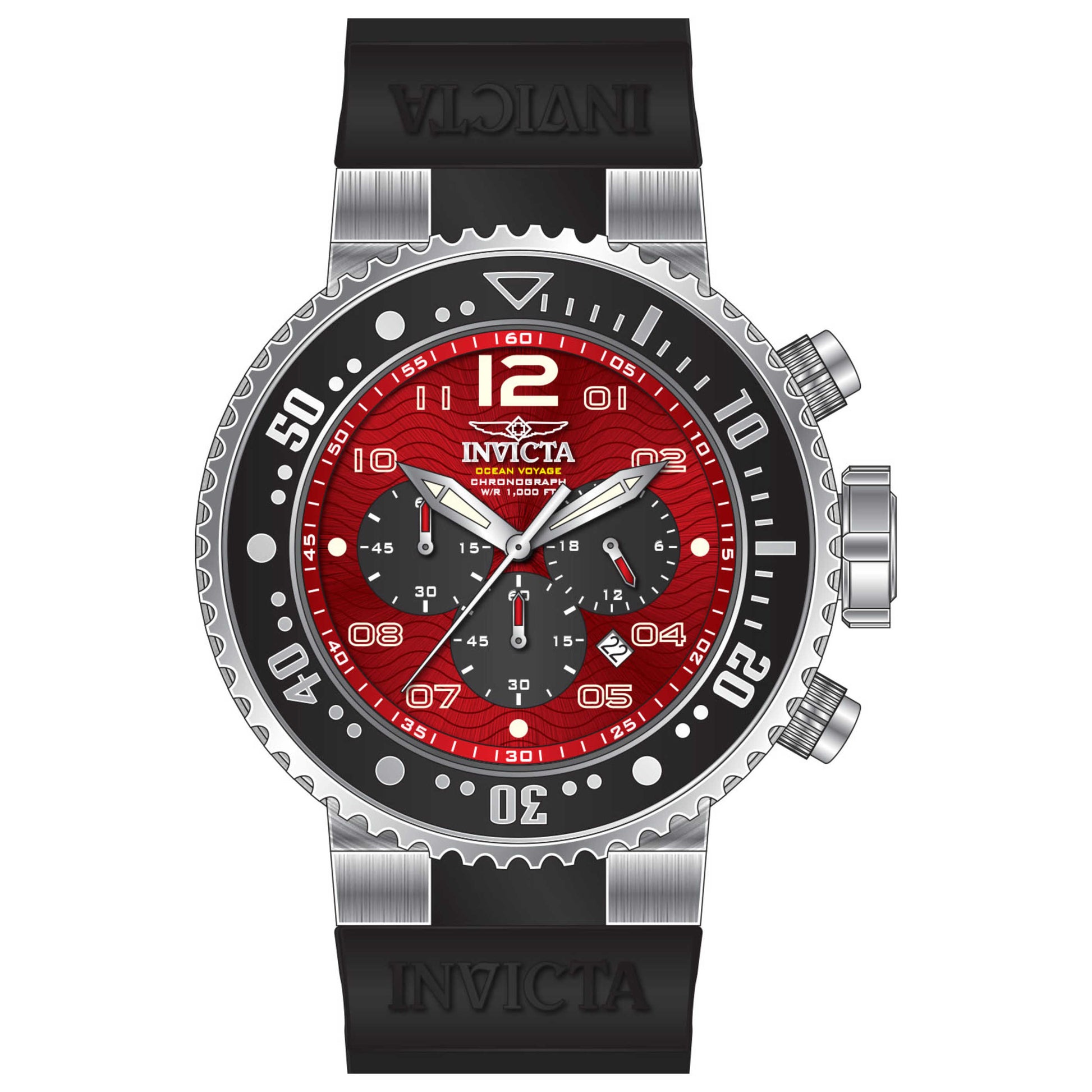 Front view of Invicta Pro Diver Men's Quartz Watch 26734