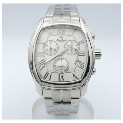 Front view of Lucien Piccard Vega Chronograph Men's Watch 26739WH-PO