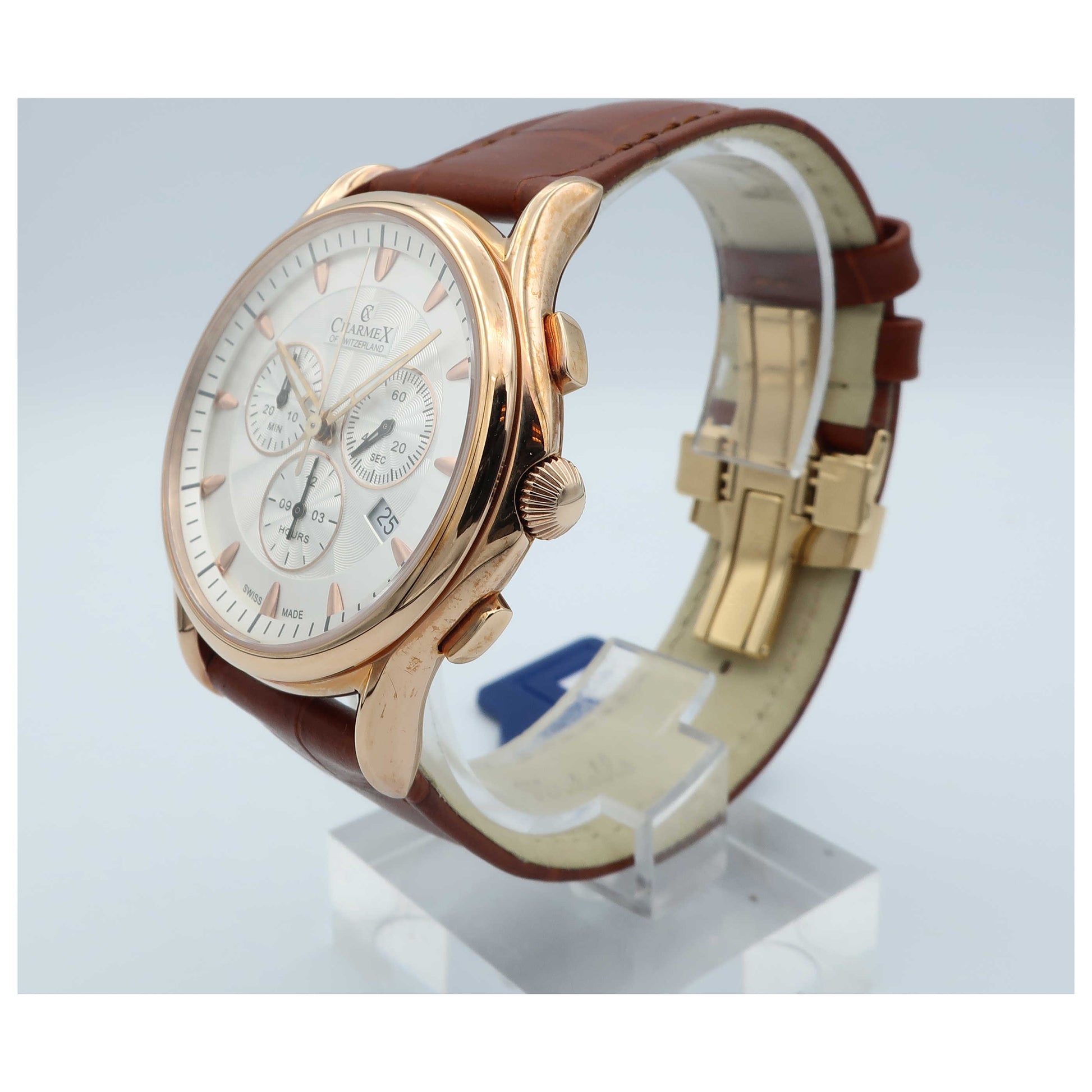 Charmex Silverstone Men's Swiss Quartz (Battery-Powered) Watch 2675-SDV - Image #4