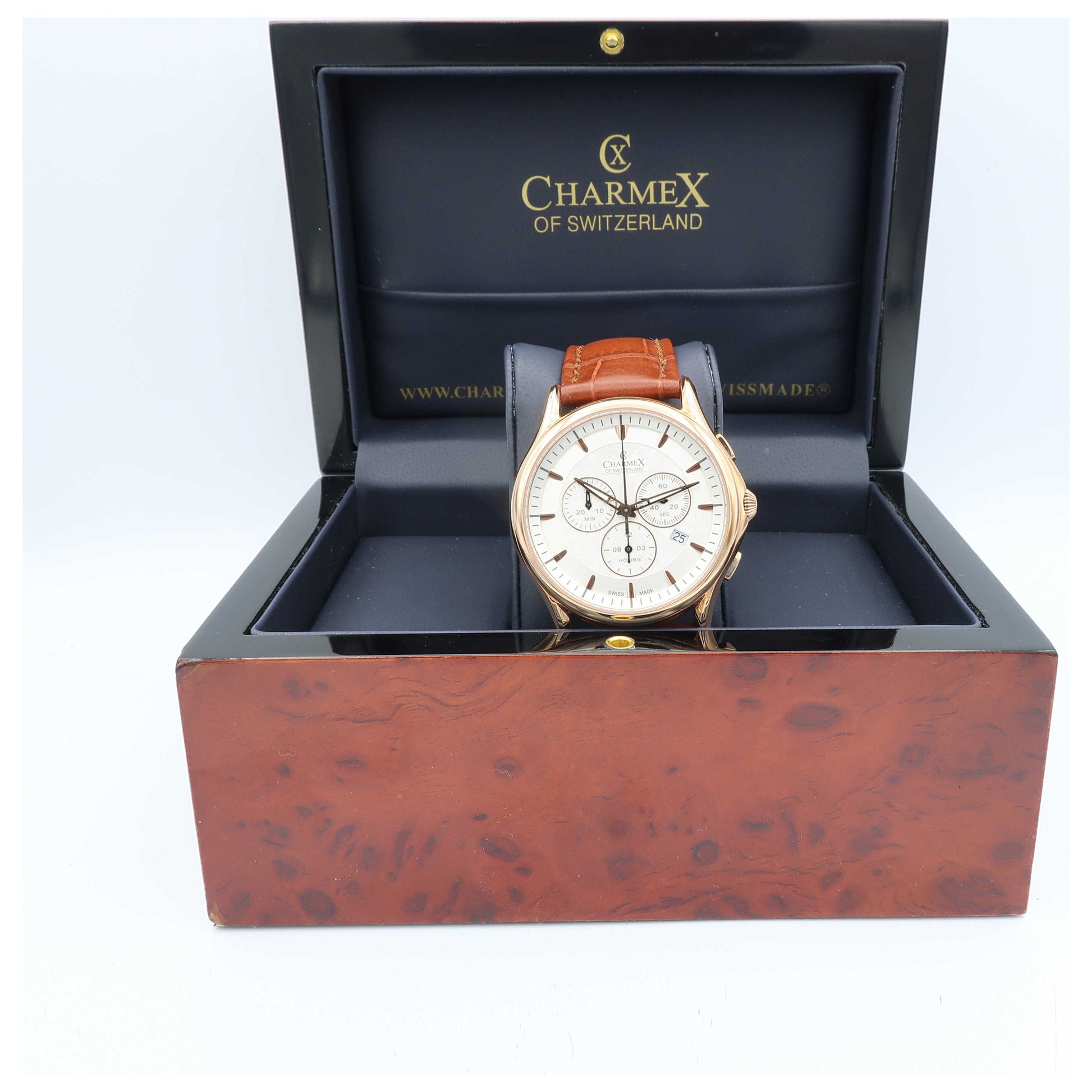 Charmex Silverstone Men's Swiss Quartz (Battery-Powered) Watch 2675-SDV - Image #6