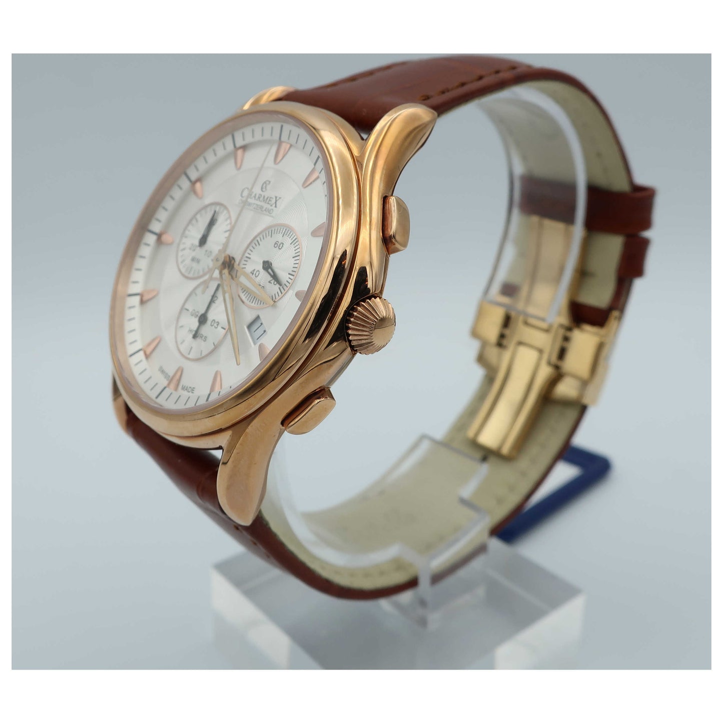 Charmex Silverstone Men's Swiss Quartz (Battery-Powered) Watch 2675-SD - Image #4