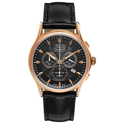 Front view of Charmex Silverstone Men's Swiss Quartz (Battery-Powered) Watch 2676