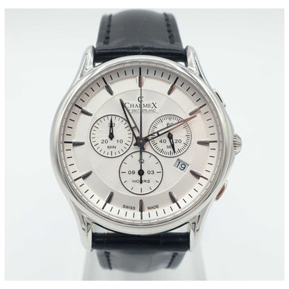 Front view of Charmex Silverstone Men's Swiss Quartz (Battery-Powered) Watch 2680-SD