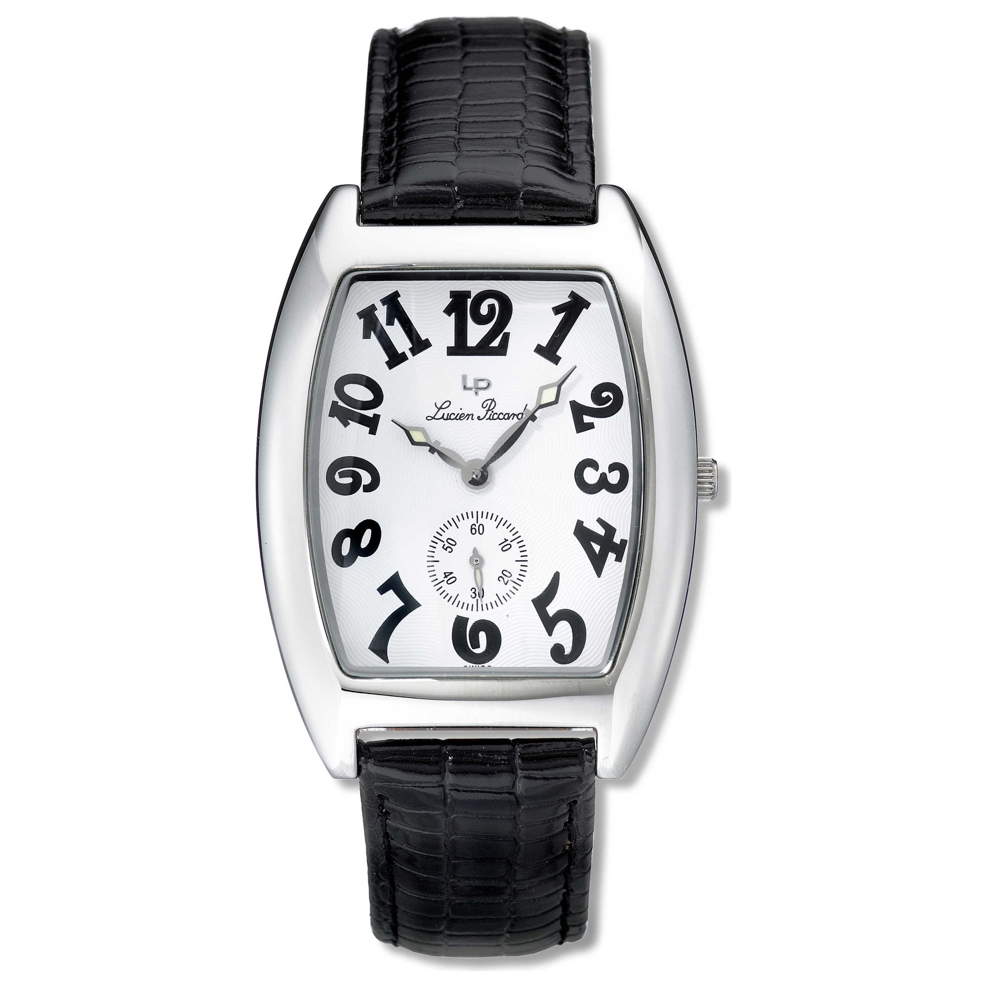 Front view of Lucien Piccard Delancy Men's Watch 26821BK