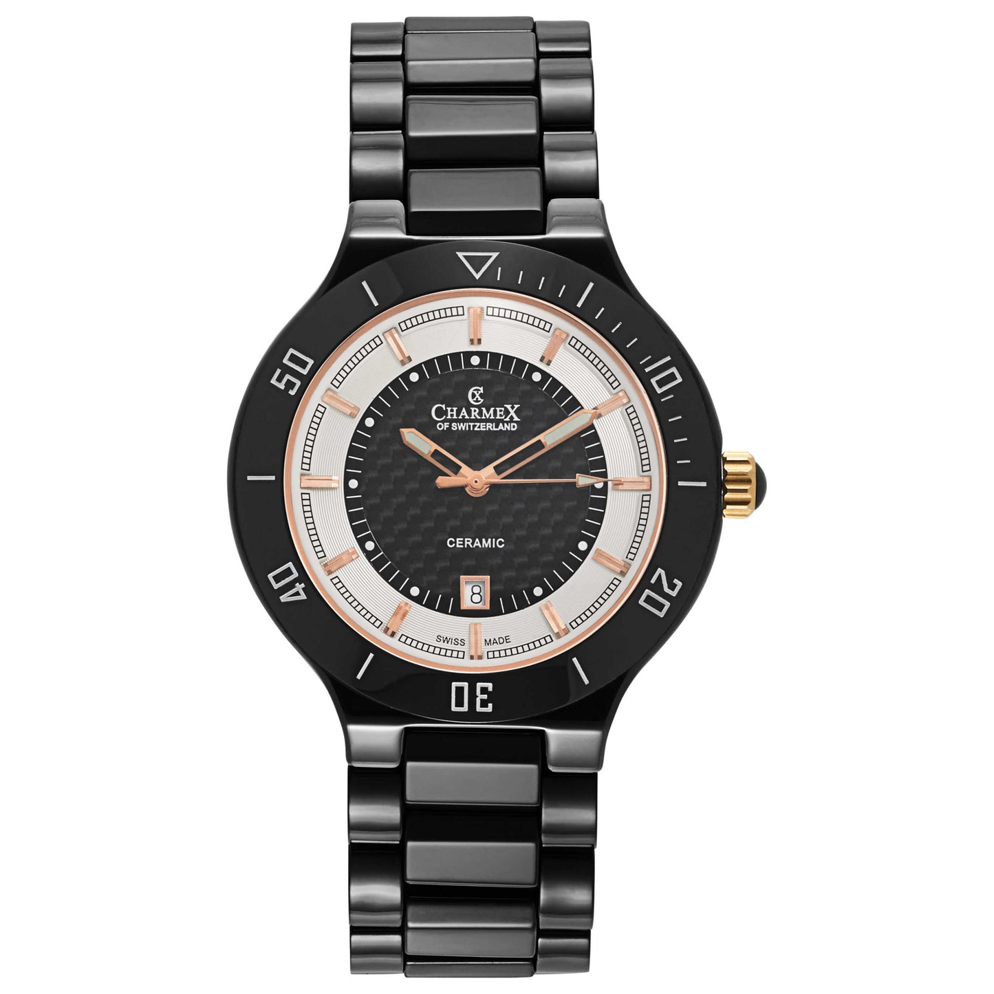 Front view of Charmex San Remo Men's Swiss Quartz (Battery-Powered) Watch 2690