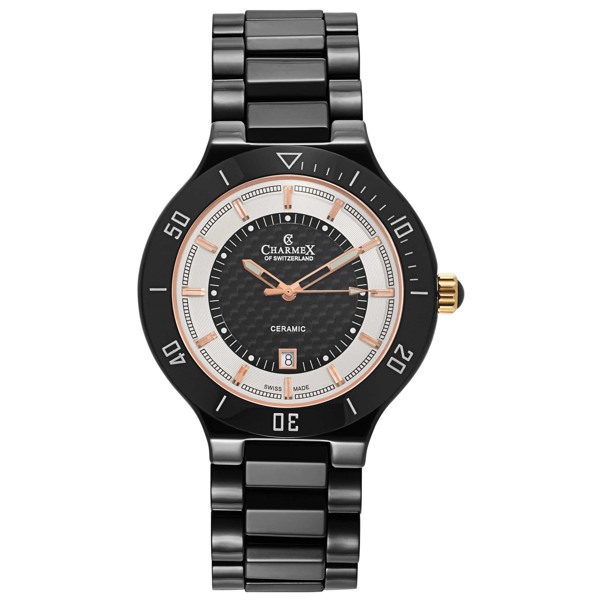 Front view of Charmex San Remo Men's Swiss Quartz (Battery-Powered) Watch 2690