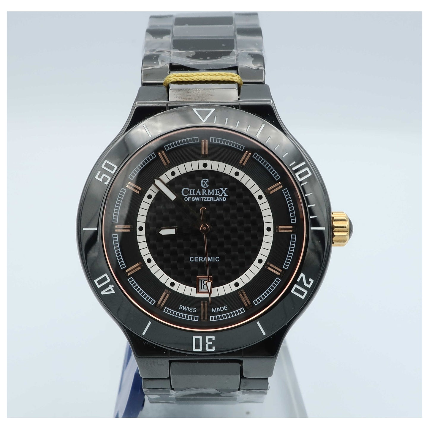 Front view of Charmex San Remo Men's Swiss Quartz (Battery-Powered) Watch 2691-SDV