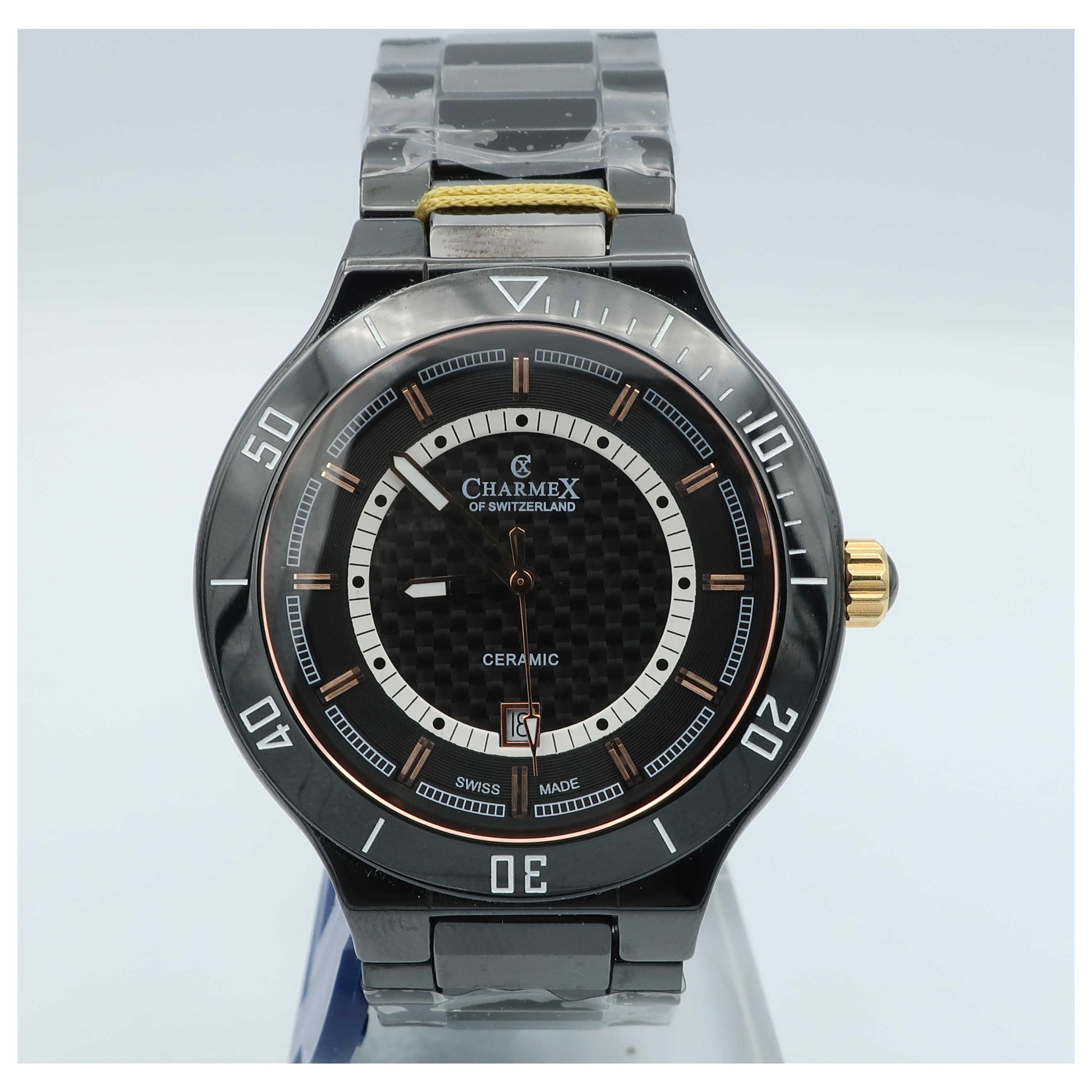 Front view of Charmex San Remo Men's Swiss Quartz (Battery-Powered) Watch 2691-SDV