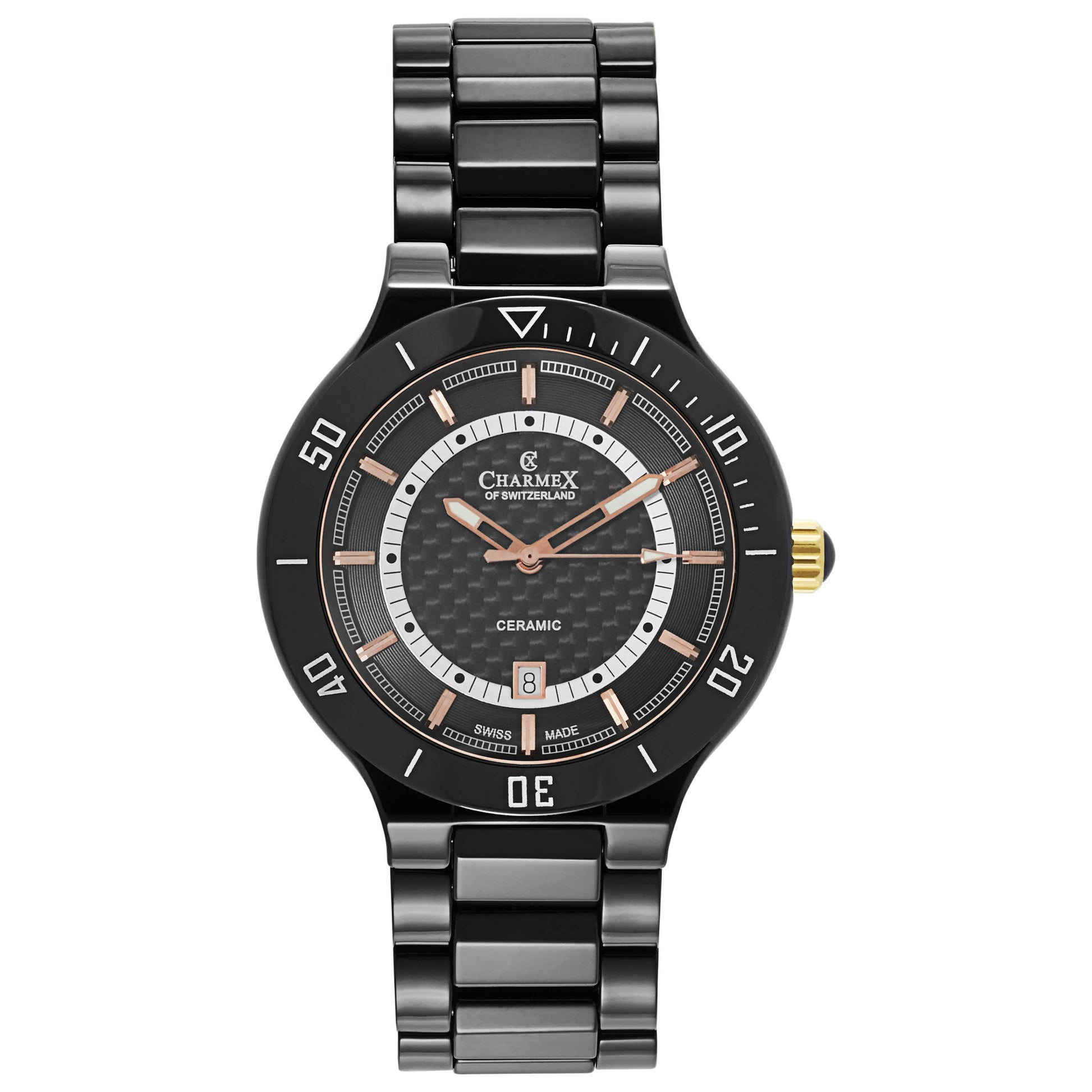 Front view of Charmex San Remo Men's Swiss Quartz (Battery-Powered) Watch 2691