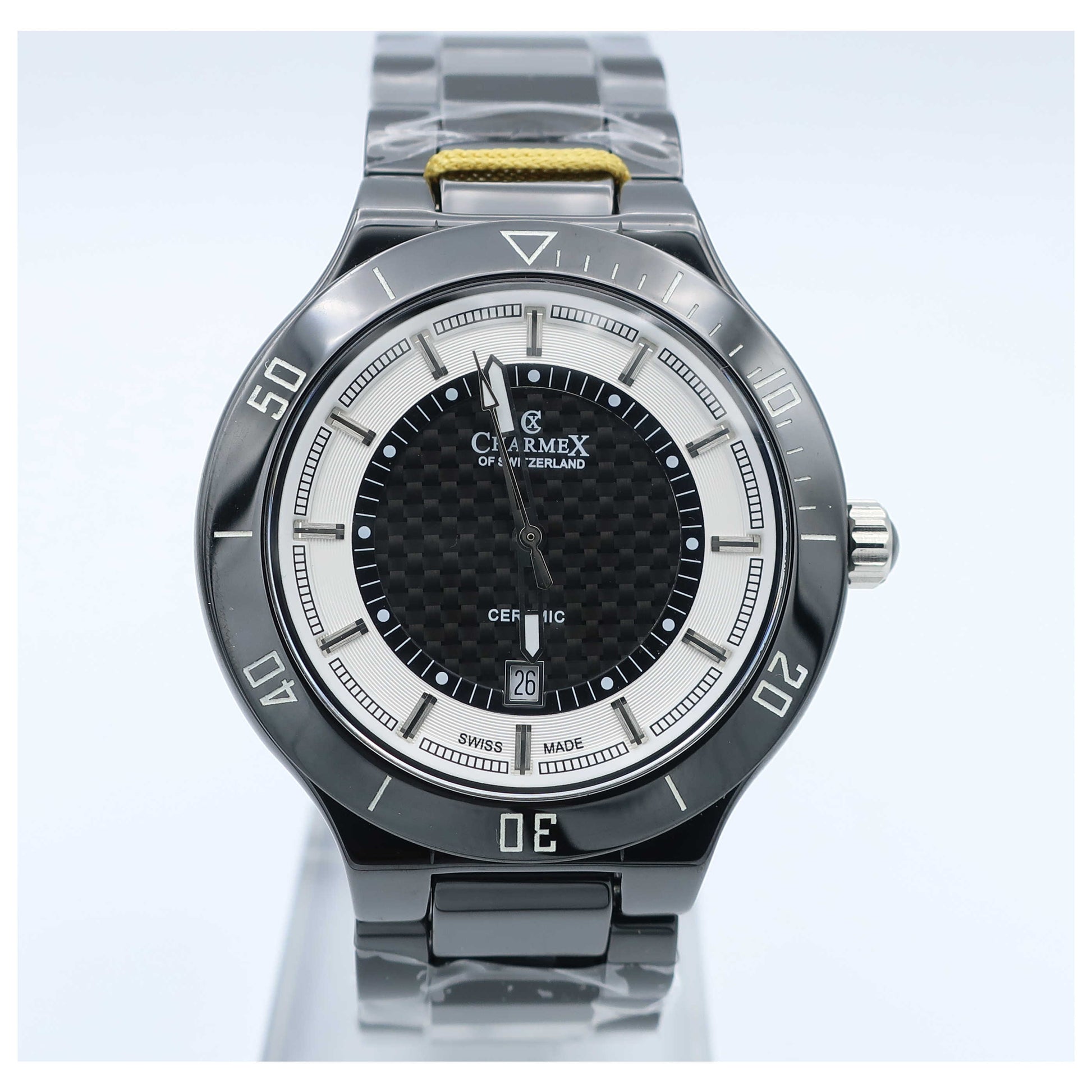 Front view of Charmex San Remo Men's Swiss Quartz (Battery-Powered) Watch 2695-SD