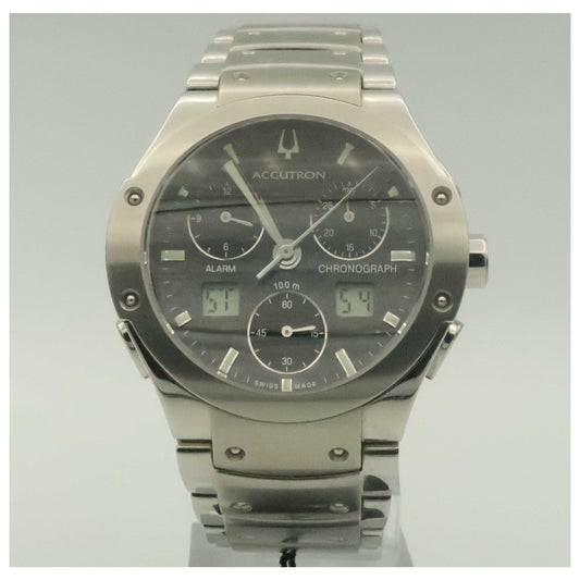 Front view of Bulova Accutron Breckenridge Men's Watch 26B29-PO