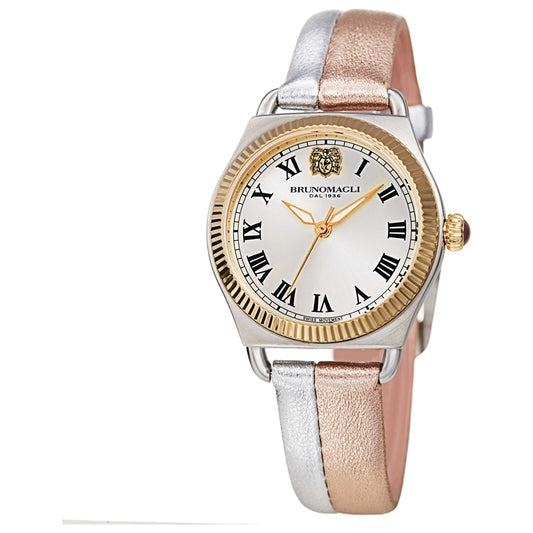 Front view of Bruno Magli Lucia Women's Quartz Watch 27.191341.SS